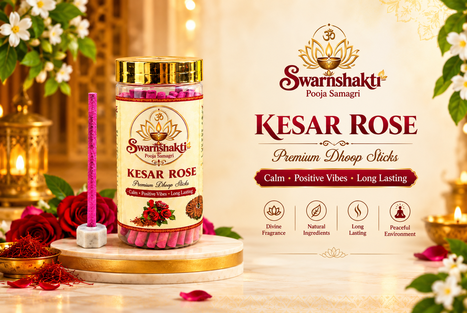 Dhoop Cons And Ghee Jyot Batti Manufacturing Company -SwarnshaktiScented Sticks